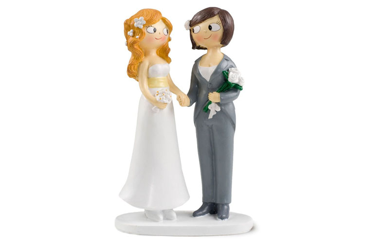 Parella de núvies de la mà Parella de núvies de la mà